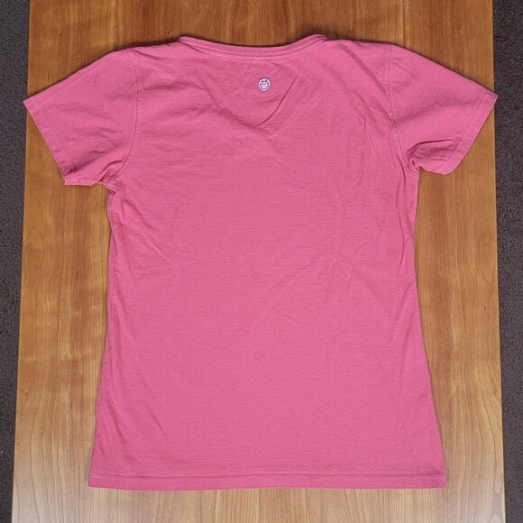 Life Is Good Red Adirondack Chair Short Sleeve Classic Fit V-Neck Tee - S - Picture 5 of 8